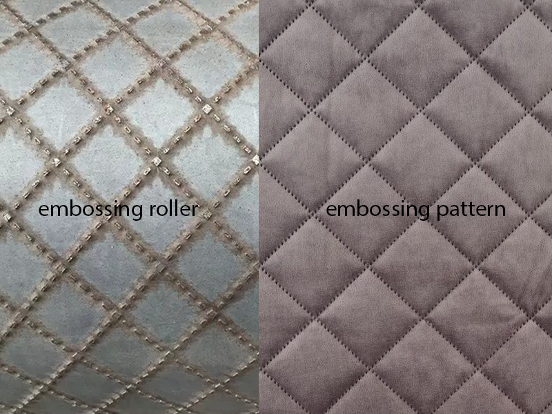 Embossed pinsonic Ultrasonic quilted fabric manufacturer in china-2