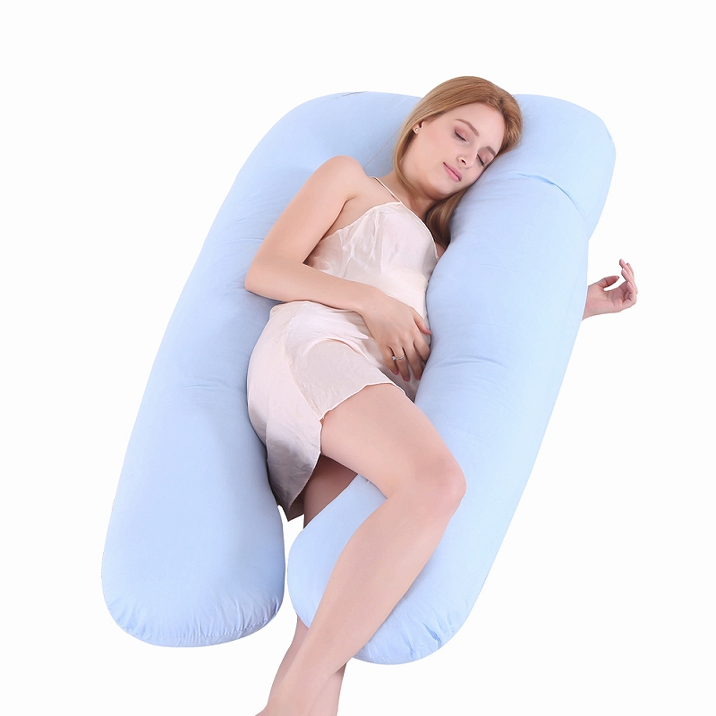 Pregnancy Pillow Body Contoured U Shaped Pillow china manufacturer supplier blue