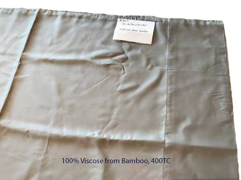 100% viscose from bamboo 400TC solid fabric