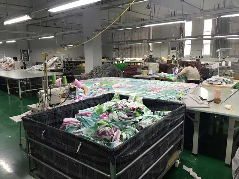 custom bedding manufacturer production process