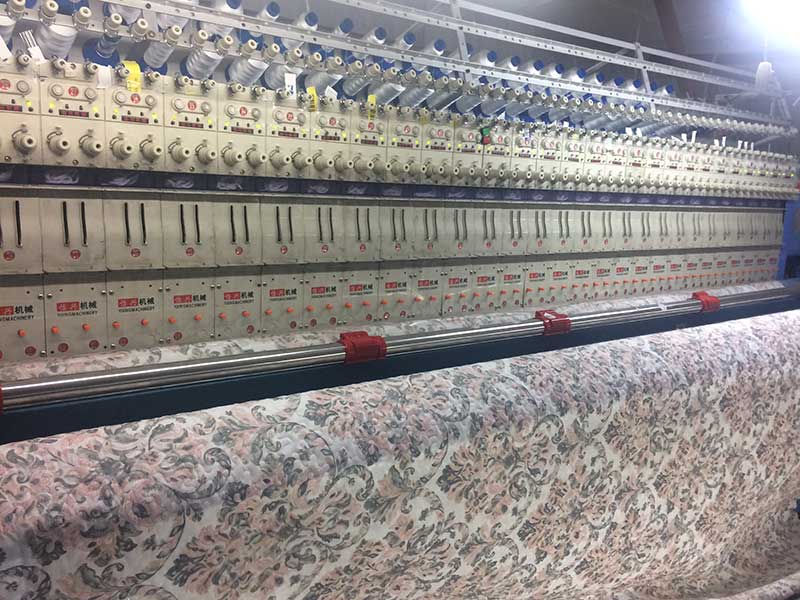 Bedding Factory China Manufacturer Multi Needle Quilting